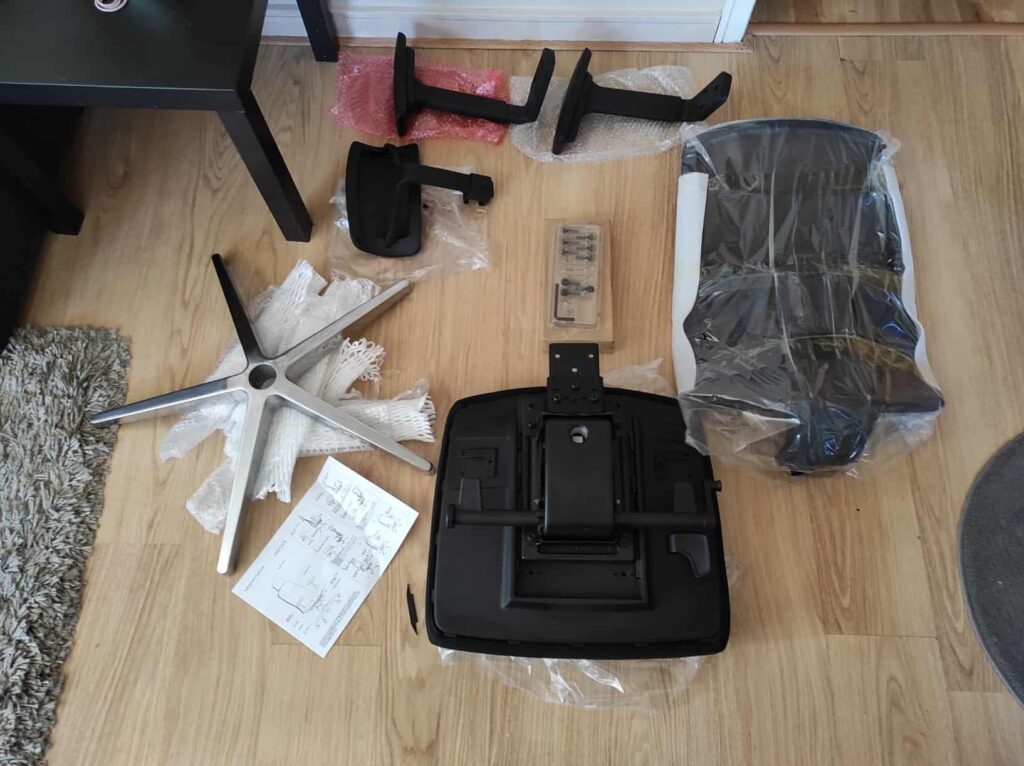 view of our purchase duwinson office chair for tall person our unboxing and testing experience