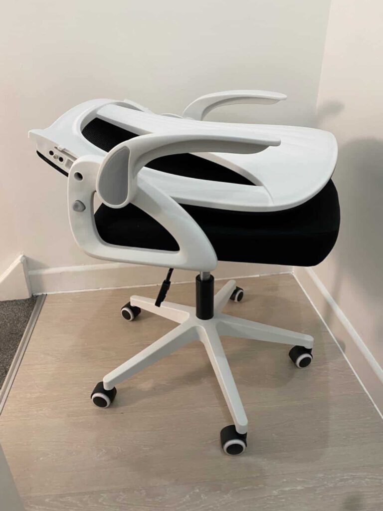 view of our purchase folding ergonomic office desk chair our unboxing and testing experience 1