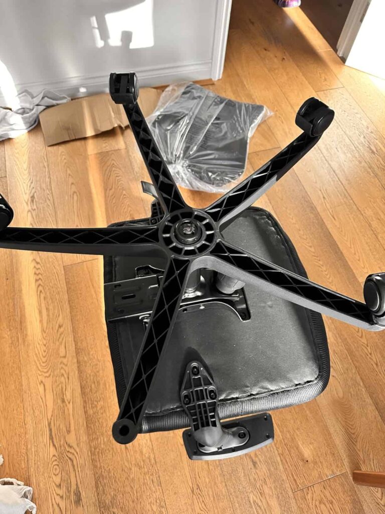 view of durrafy office chairs under £100 our unboxing package arrival home office
