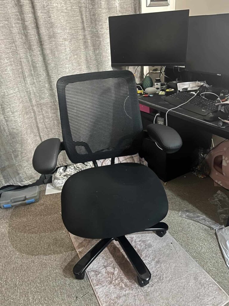 our own purchase testing view of flexispot ergonomic office chair for short person with back pain our unboxing package arrival home office for several weeks to months