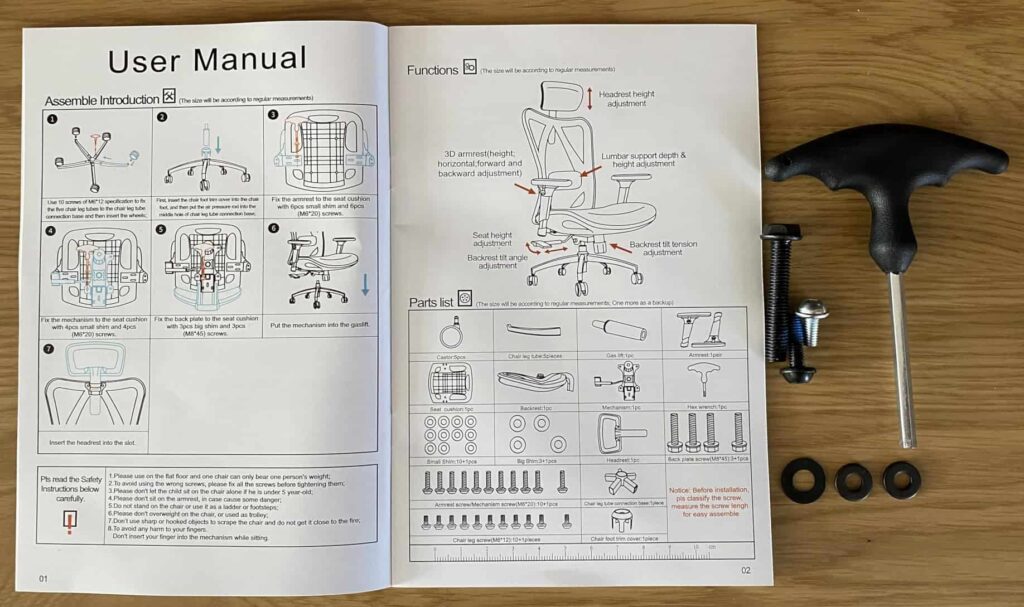 view of unboxed assembly sihoo m57 office chair for back pain uk tried and tested for several week unboxing purchased package arrival at home testing experience